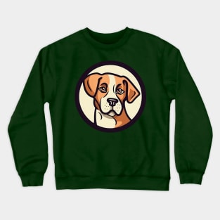 Confident big dog head Crewneck Sweatshirt